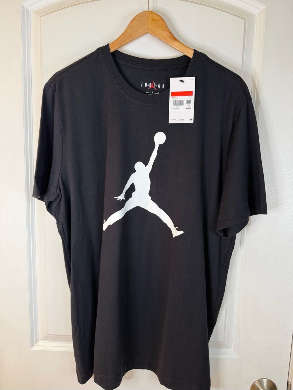 Jordan Men's Black Jumpman Graphic T-Shirt, size L, NWT